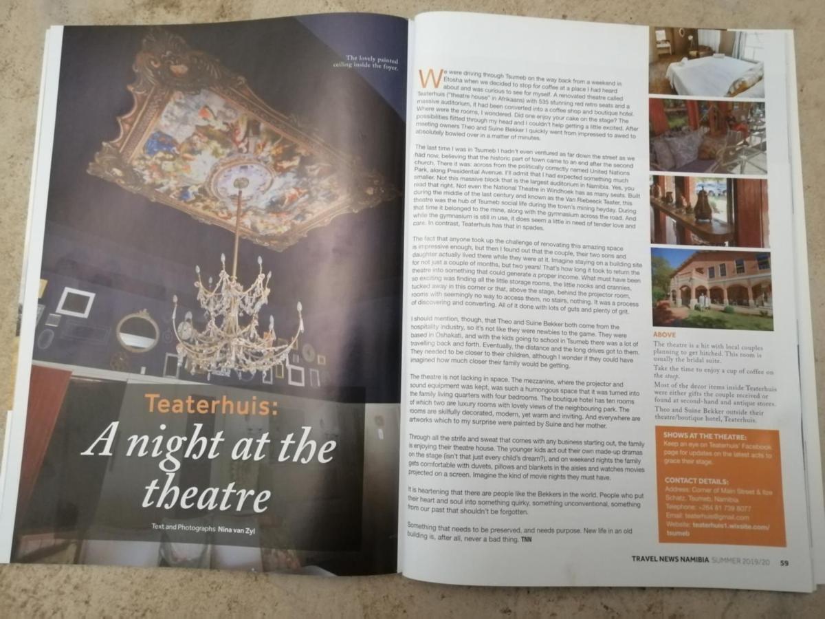 Tsumeb Theater Guesthouse Εξωτερικό φωτογραφία